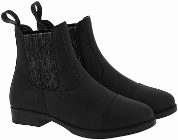 Riding World Kinder Glitzer Synthetikstiefel Schwarz