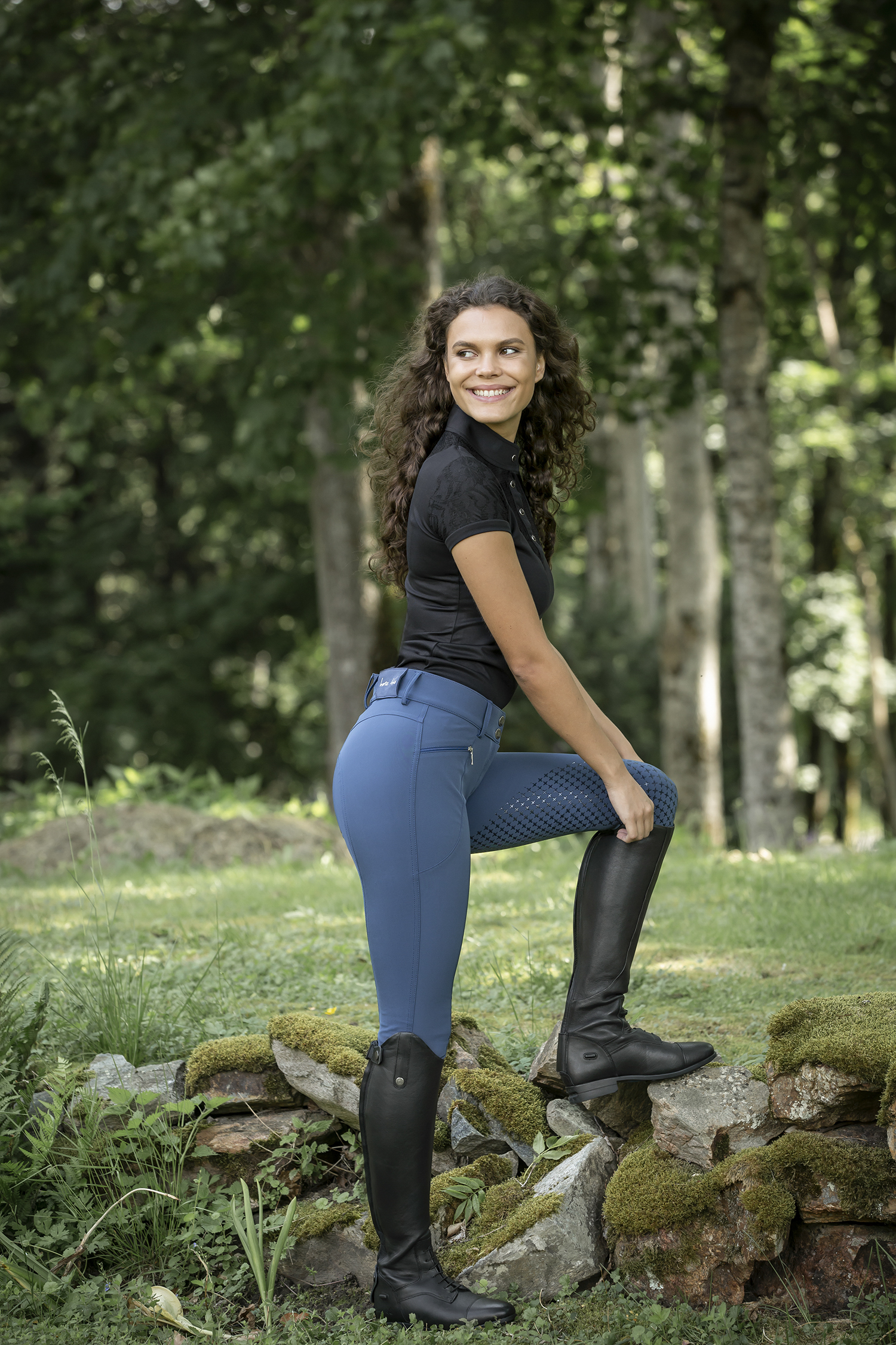 Källquist Stella Full Seat Breeches - Ensign Blå, 158 - only this copy - 2