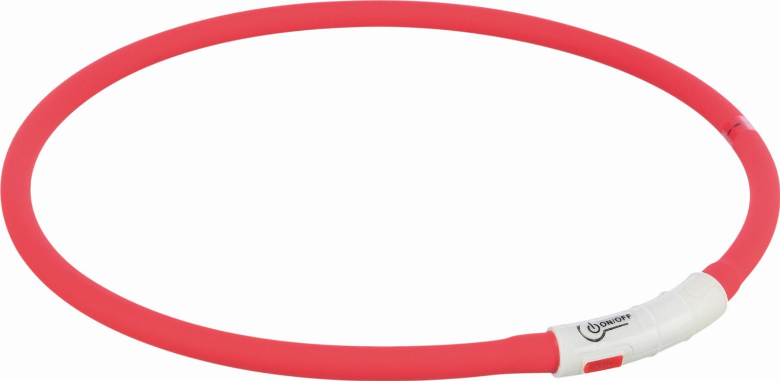 Jolly Paw LED-Halsband - Salmon 70 cm/ø 10 mm