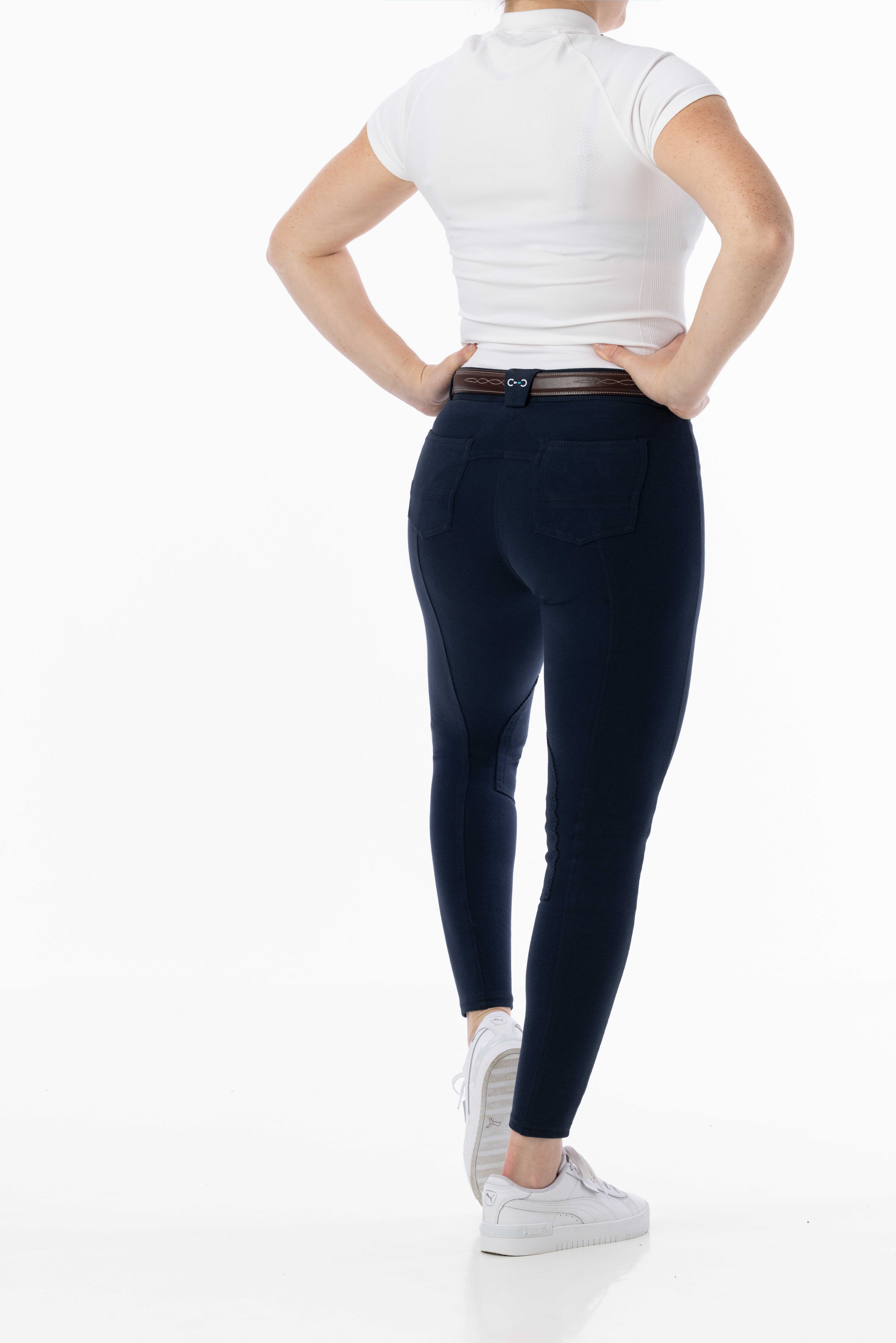 Riding World Memphis Breeches, Women Navy blue - 2