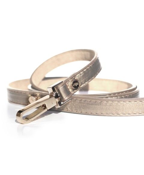 Milk & Pepper - Shine Guld Hundkoppel 120 x 1,5 cm