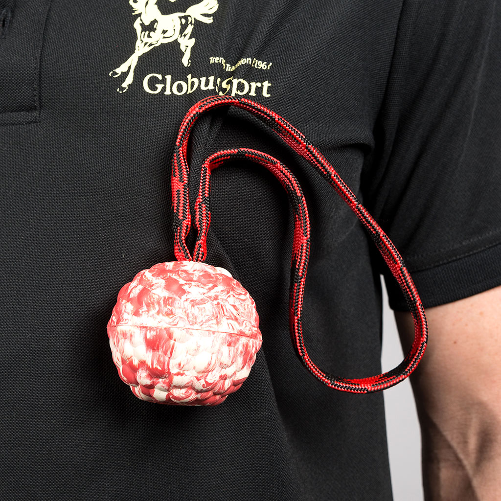 RADDOG Boll med ögla- mjukt gummi 7cm -Magnet
