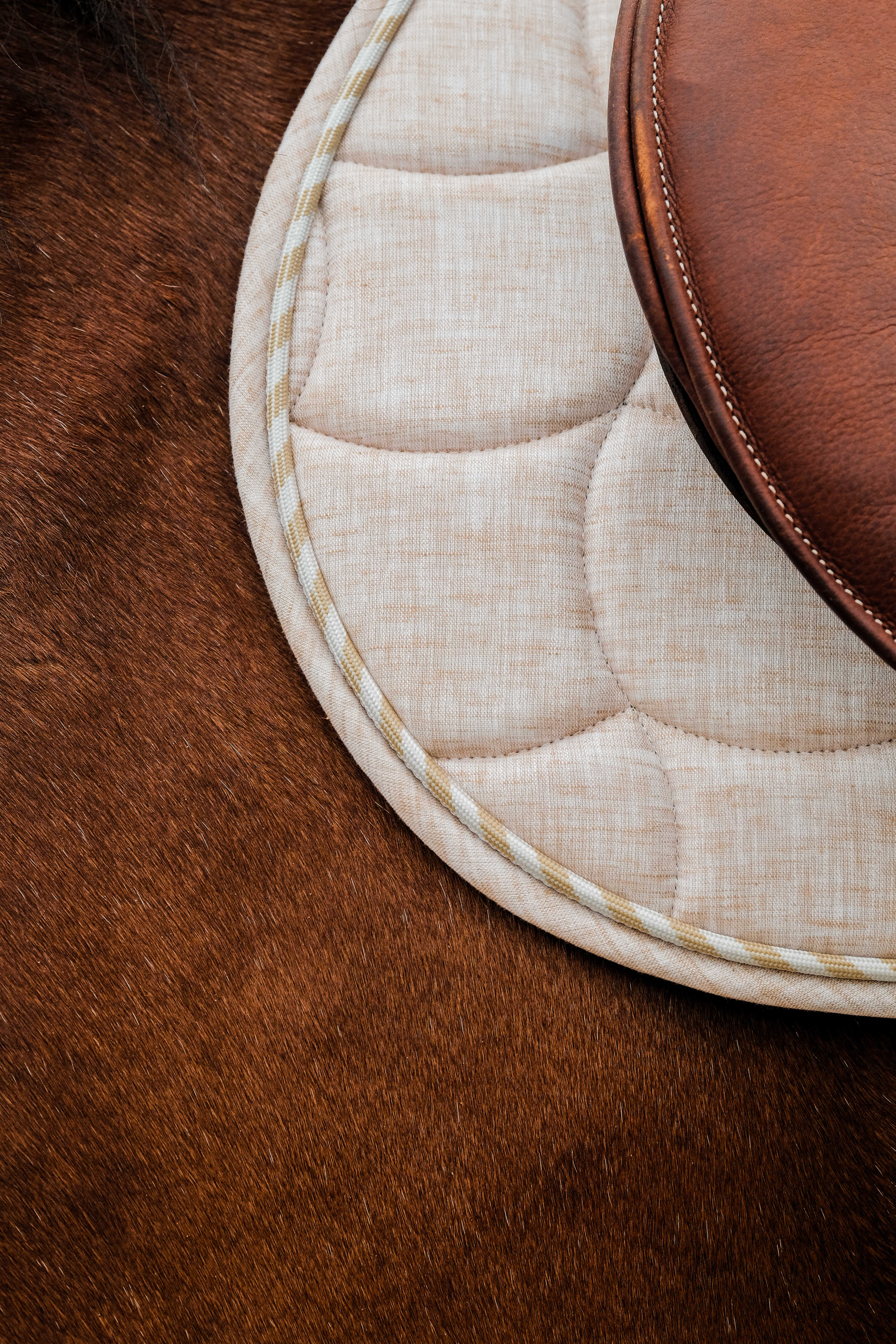 Riding World Sunshine Saddle Pad Beige - 3