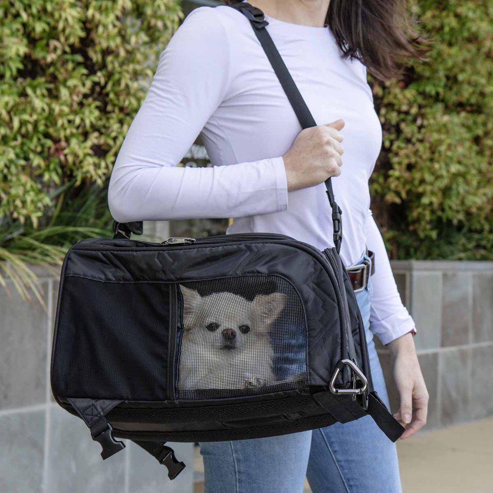 Sherpa Deluxe Carrier Bag and Backpack - Black - 12