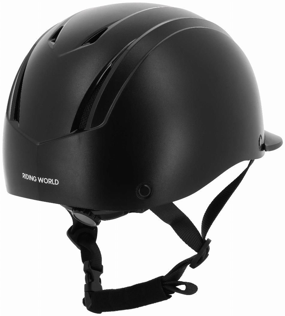 Riding World Topy Ratsastuskypärä Matte Black