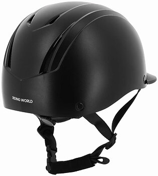 Riding World Topy Ratsastuskypärä Matte Black