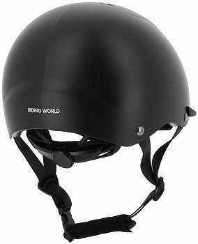 Riding World Windy Ratsastuskypärä Matte Black