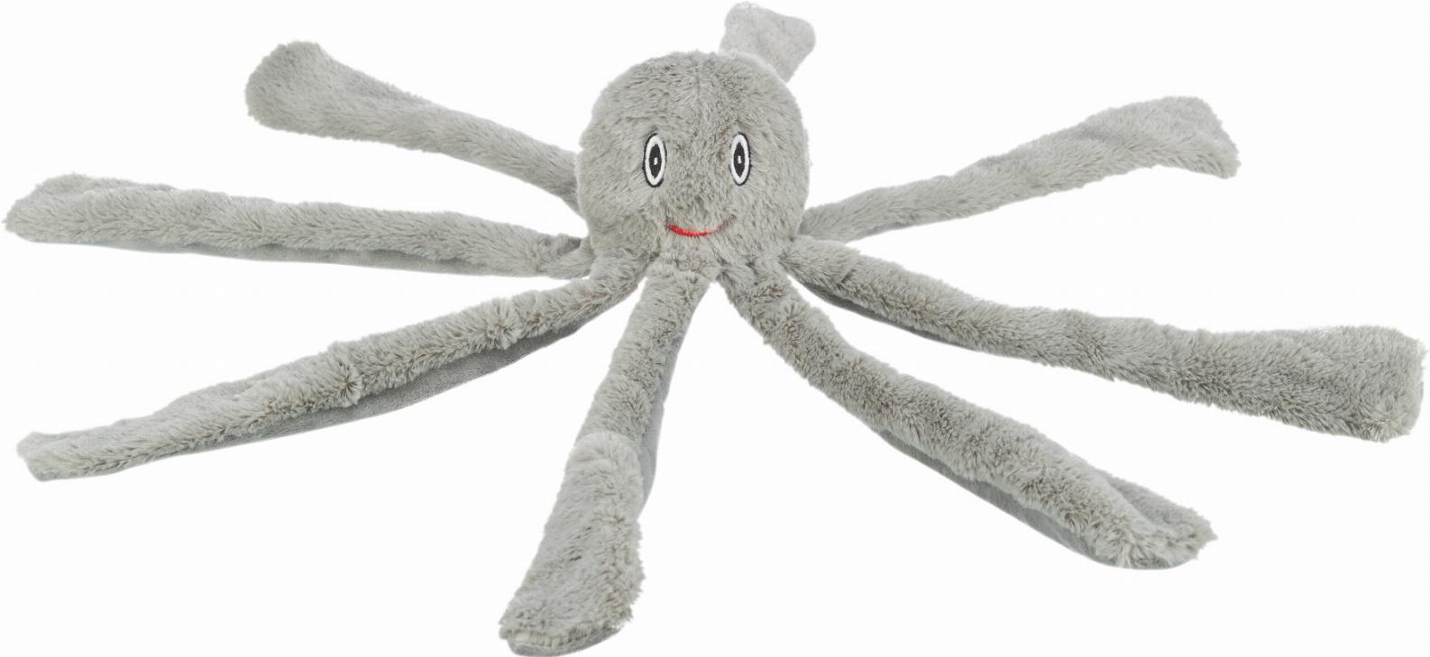 Jolly Paw Raschelnder Oktopus Spielzeug - Grau 32 cm