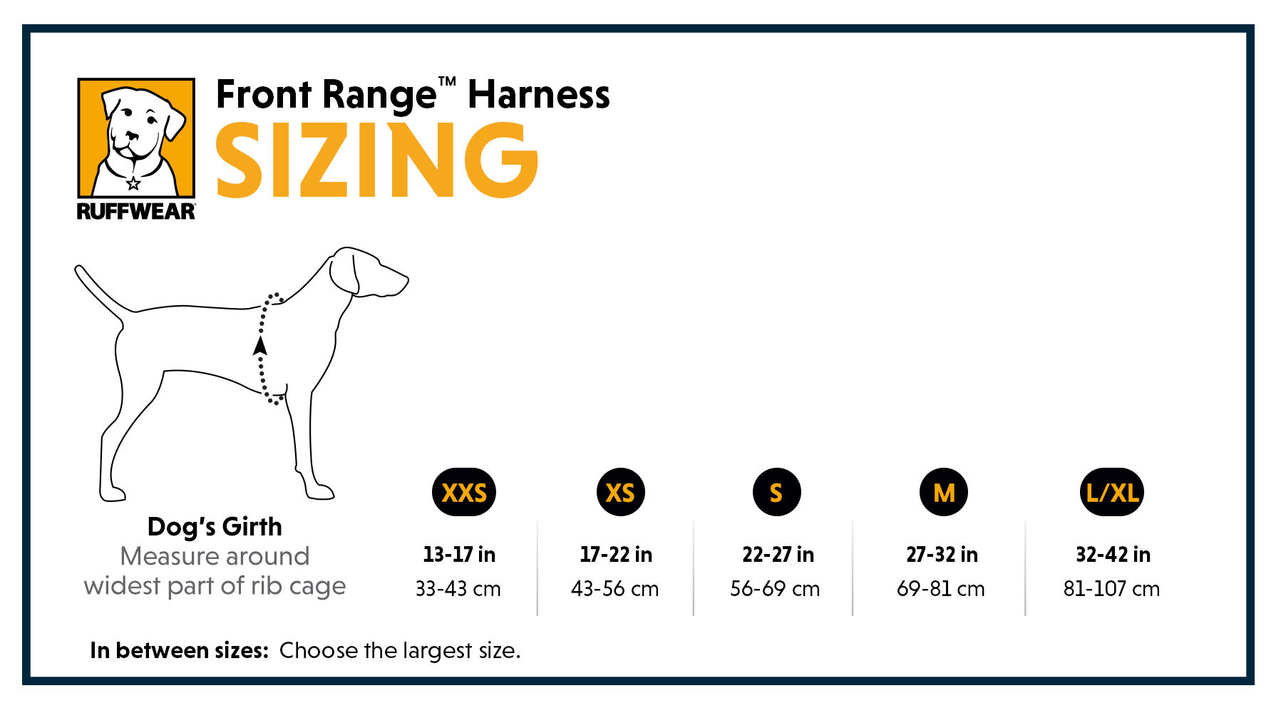 Ruffwear Front Range® Harness - Coastal Mountains 