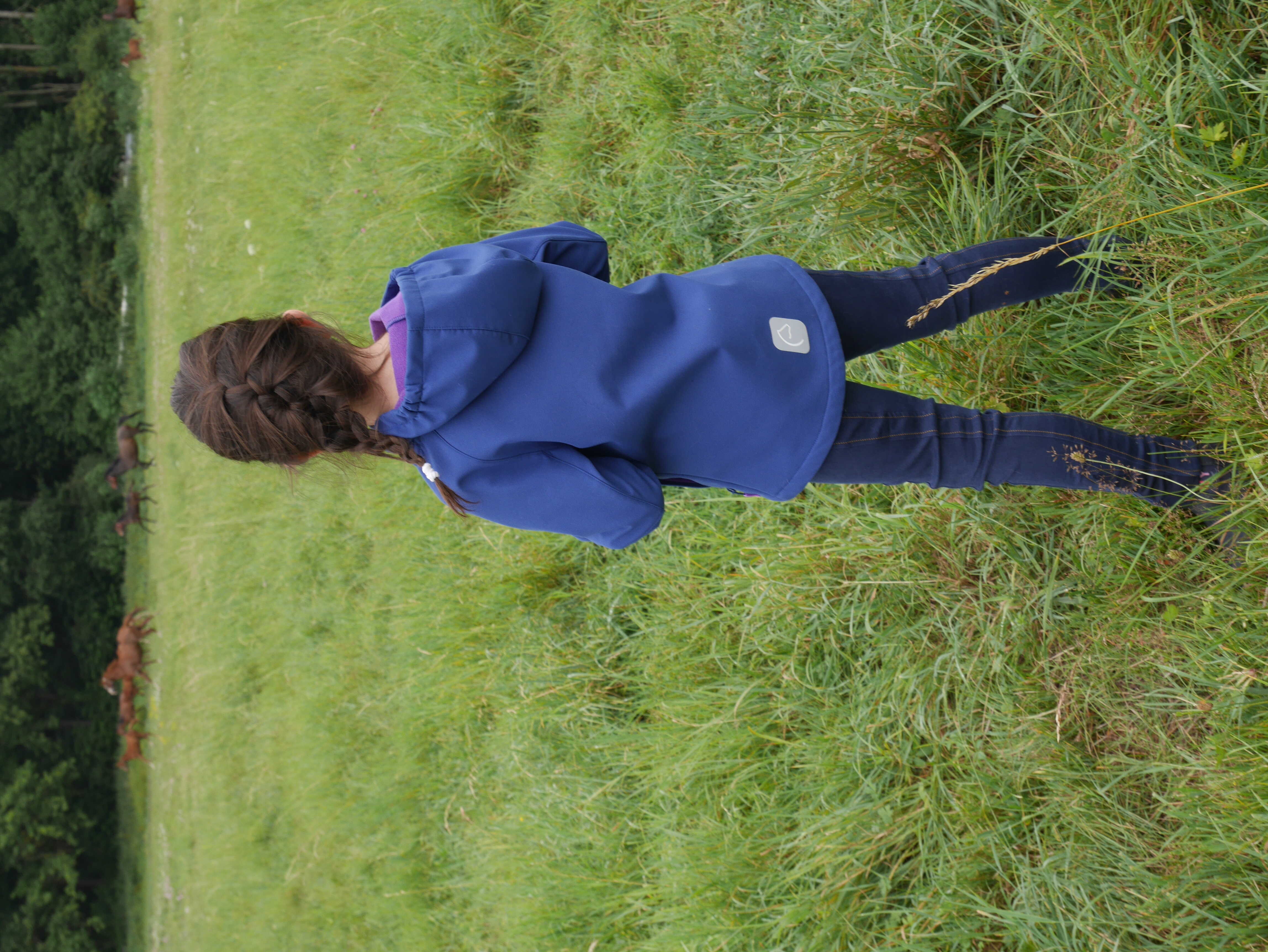 Equi-Kids Amandine Softshelljacka Navy - 4