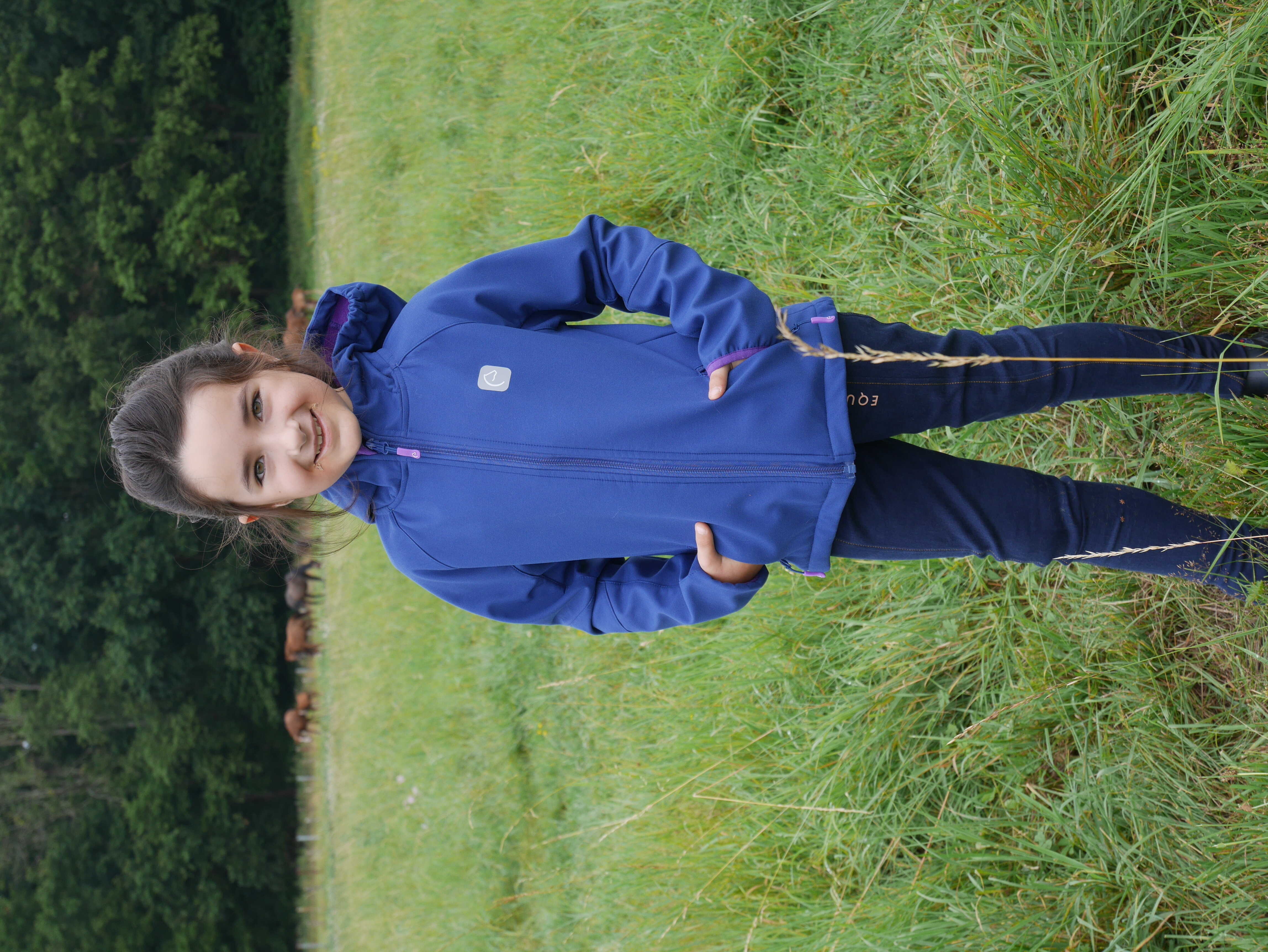Equi-Kids Amandine Softshelljacka Navy - 5