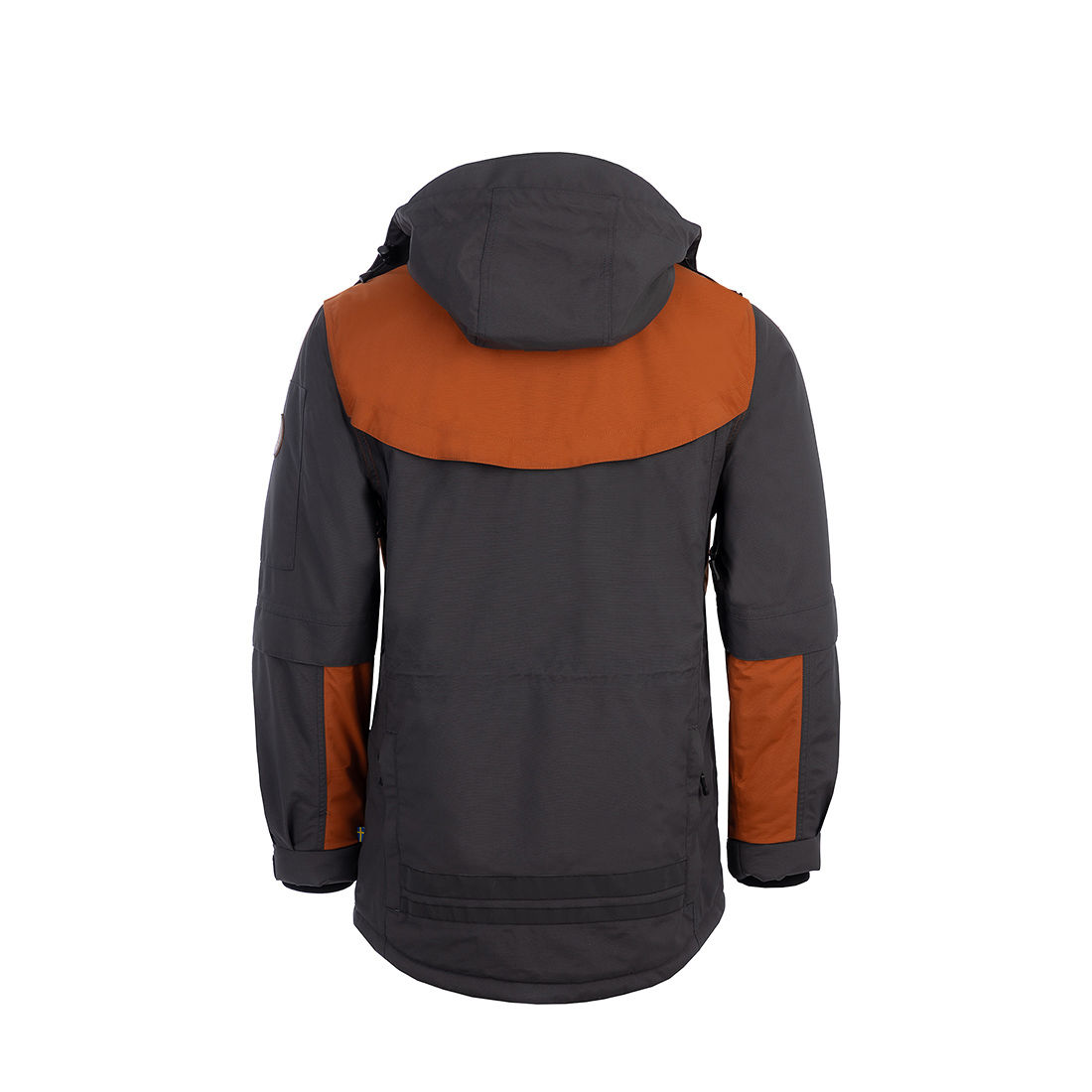 Arrak Outdoor Original Miesten/Unisex Takki - Anthracite/Oranssi, XL - 5