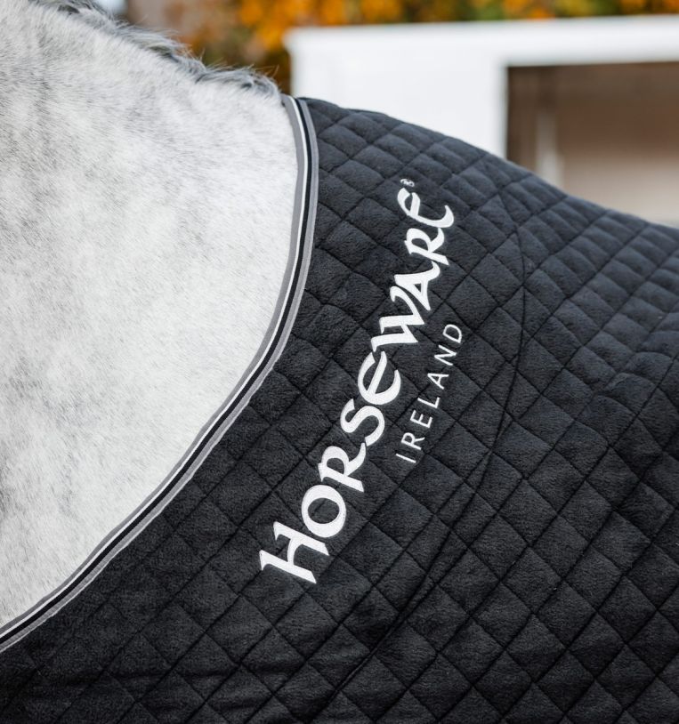 Horseware Autumn Cooler 50 g - Black/Thunderstorm Grey & Silver - 3