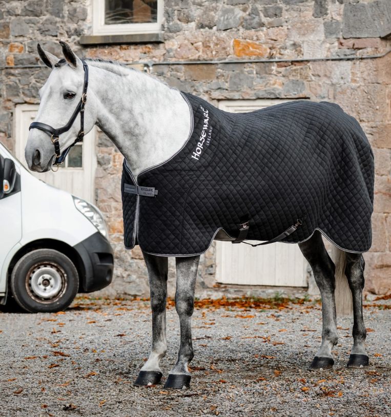 Horseware Autumn Cooler 50 g - Black/Thunderstorm Grey & Silver