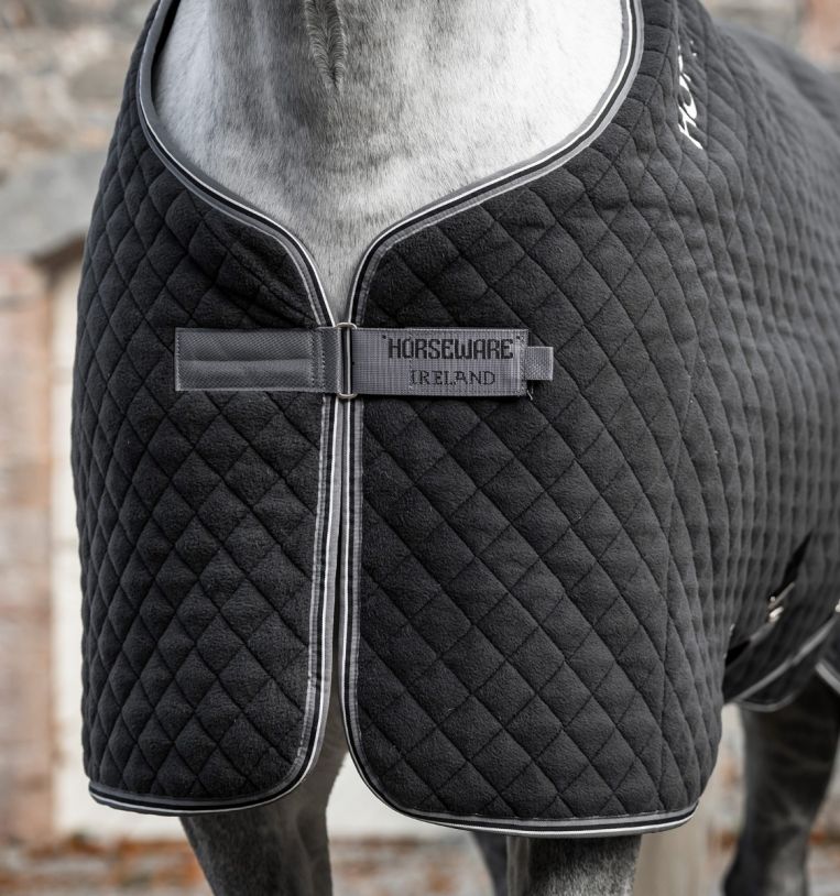Horseware Autumn Cooler 50 g - Black/Thunderstorm Grey & Silver - 2
