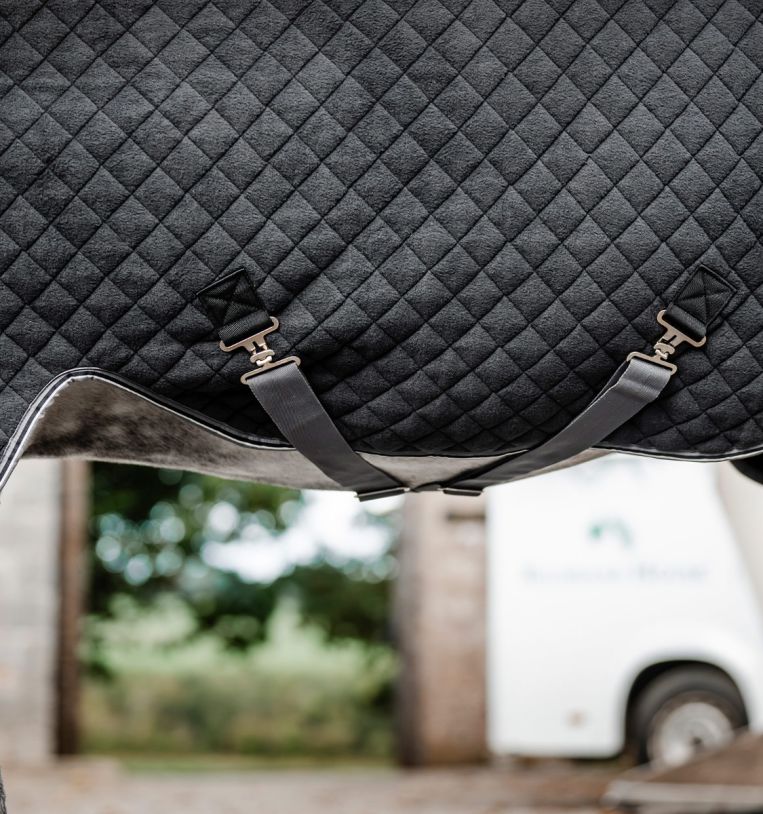 Horseware Autumn Cooler 50 g - Black/Thunderstorm Grey & Silver - 4