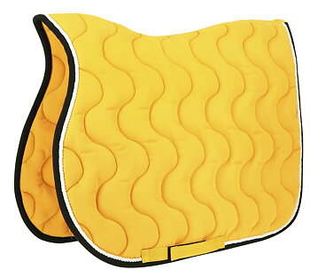 EQUITHEME Polyfun Saddle Pad Yellow/Black