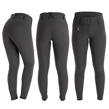 Horse Life Candy Super-X Mira High Knee Grip Ratsastushousut - Tummanharmaa, 48