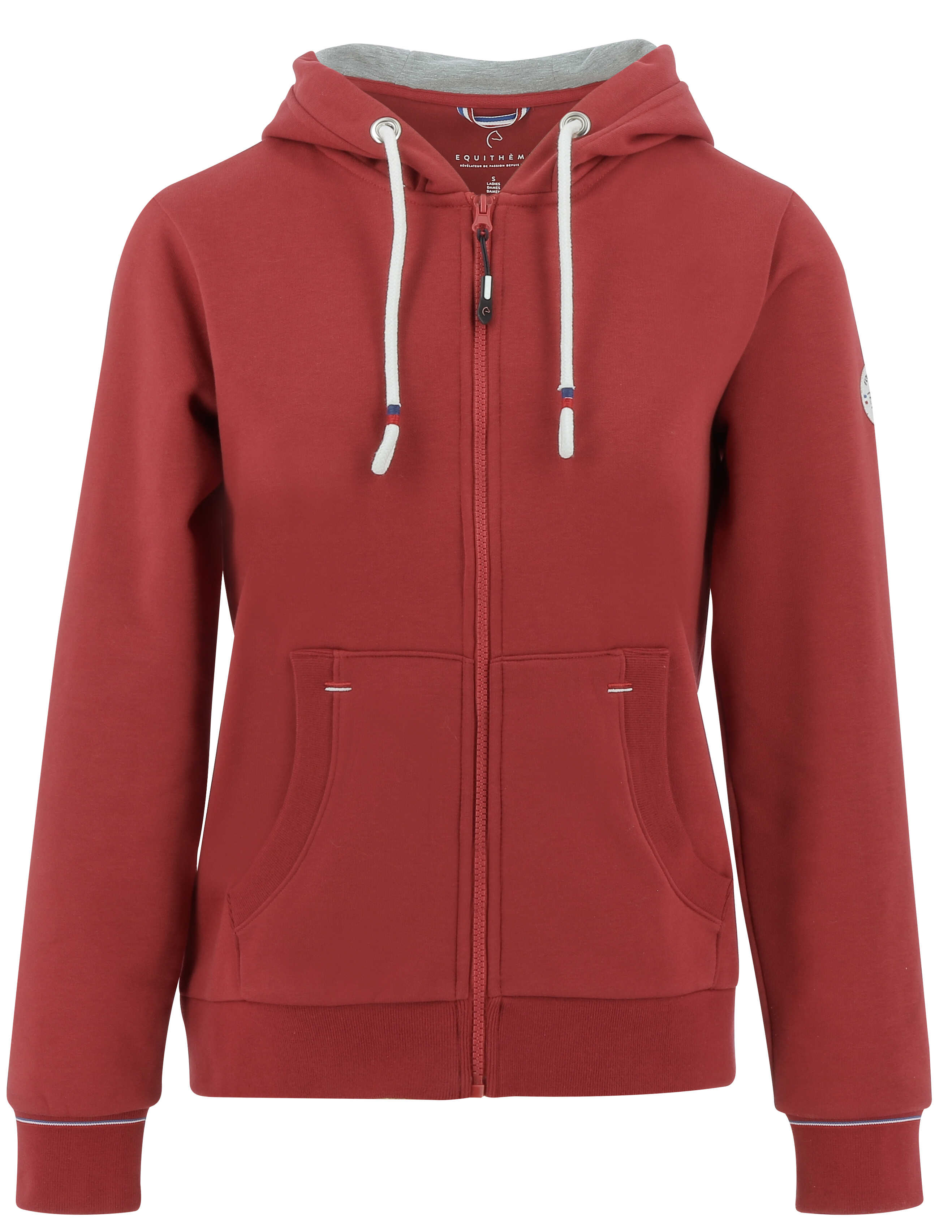 Equitheme Shortney Zip Hoodie Cherry - 4