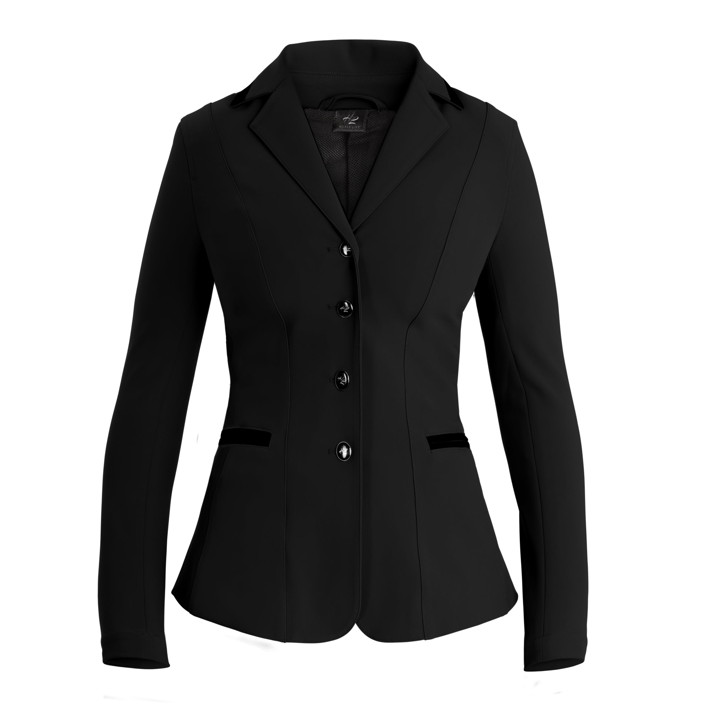 Horse Life Wendy Competition Jacket - Black, 38 - 4