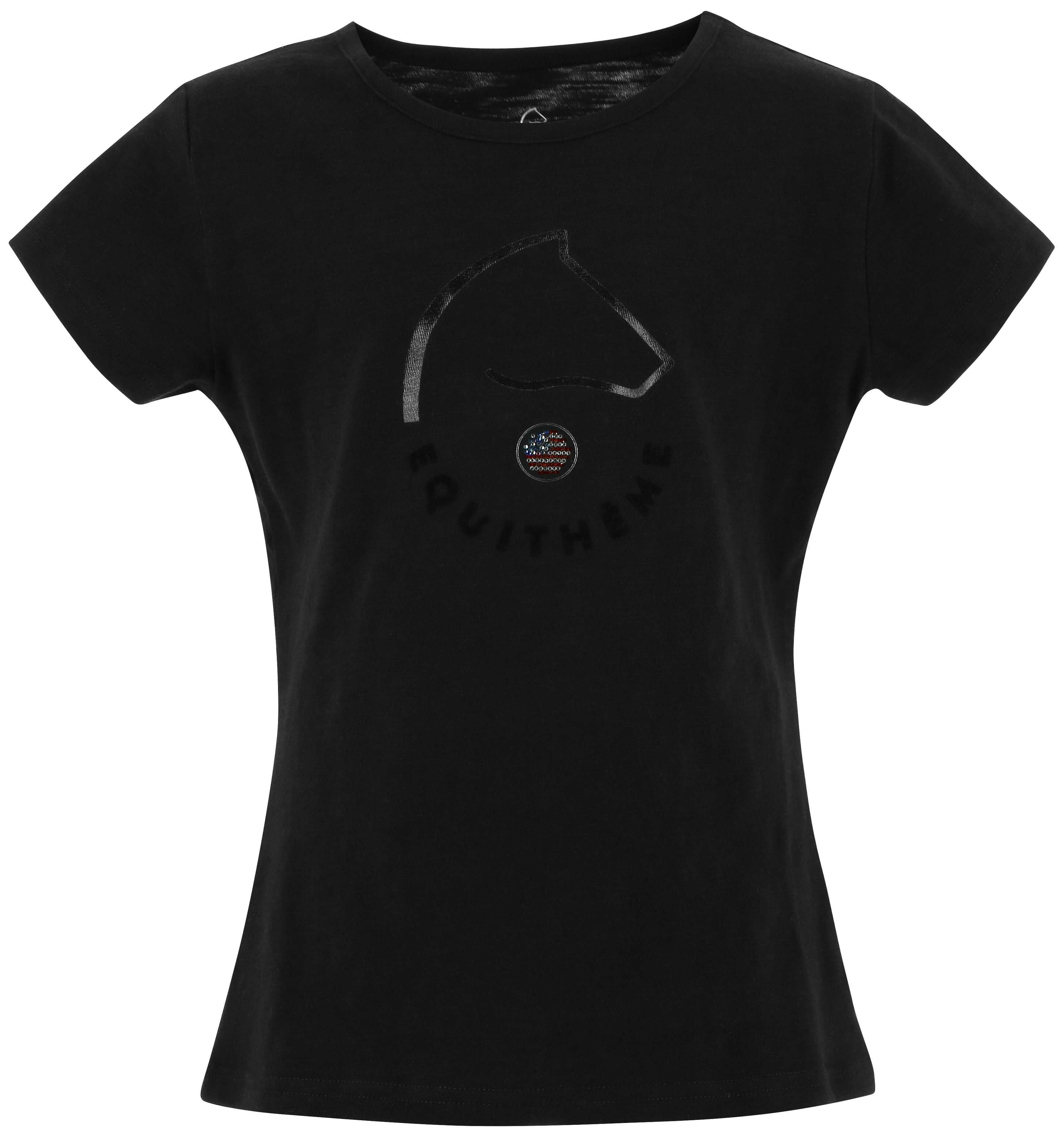 Equitheme Kids Claire T-Shirt Black - 3
