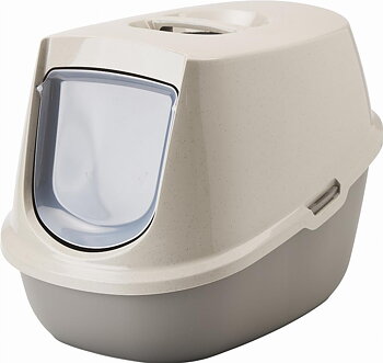 Savic Happy Planet Manon Cat Litter Box - Grey L:54,5 x B:39 x H:39 cm