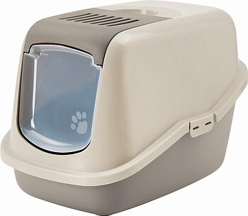 Savic Happy Planet Nestor Cat Litter Box - Grey L:56 x B:39 x H:38,5 cm