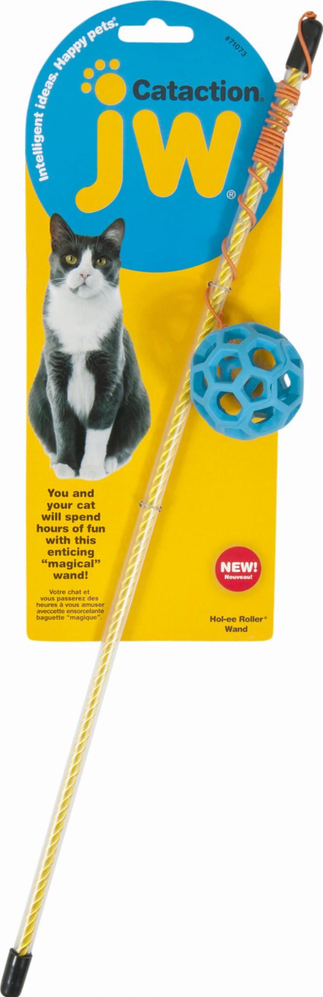 JW Cataction Hol-ee Kattvippa med Boll - Multi/Mönstrad