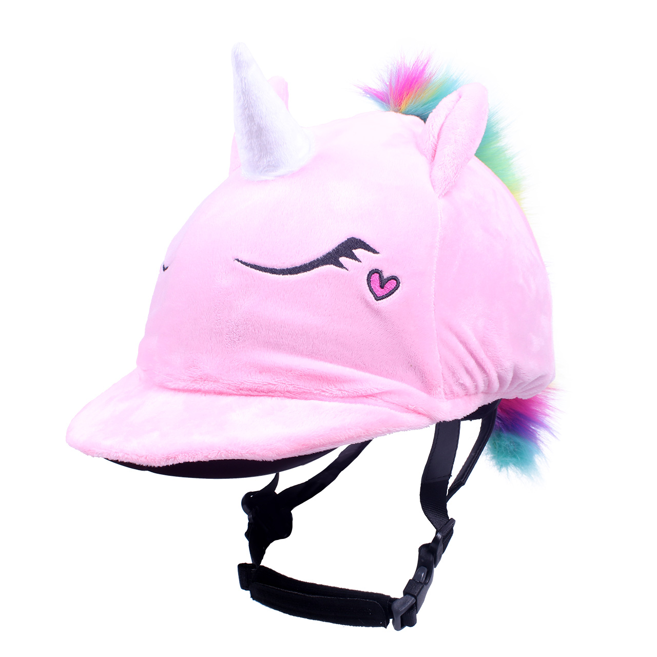 QHP  Unicorn Hat Helmet Cover - Pink  - 2