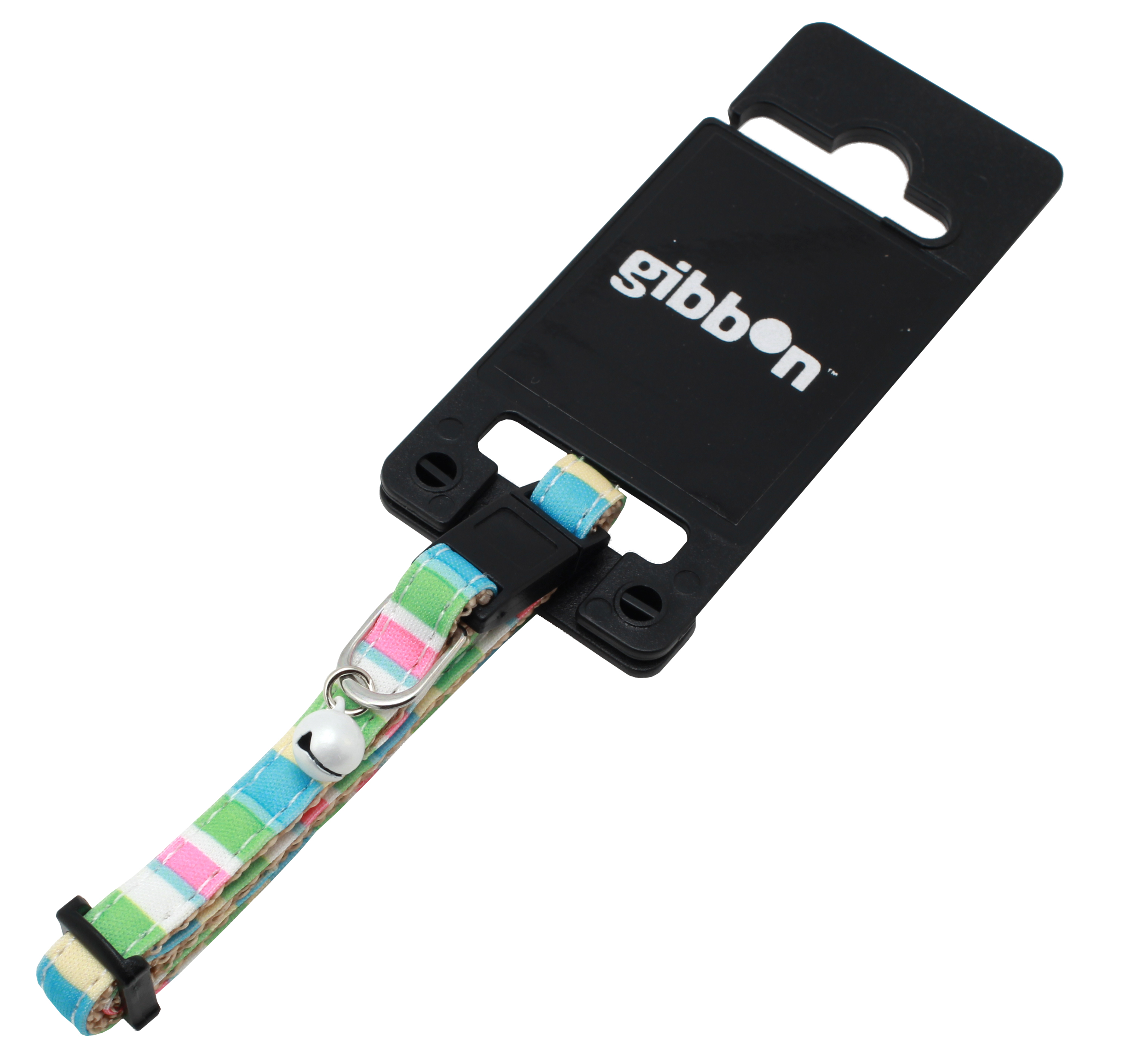 Cat collar for kittens, Neon striped 14-23cm - 3