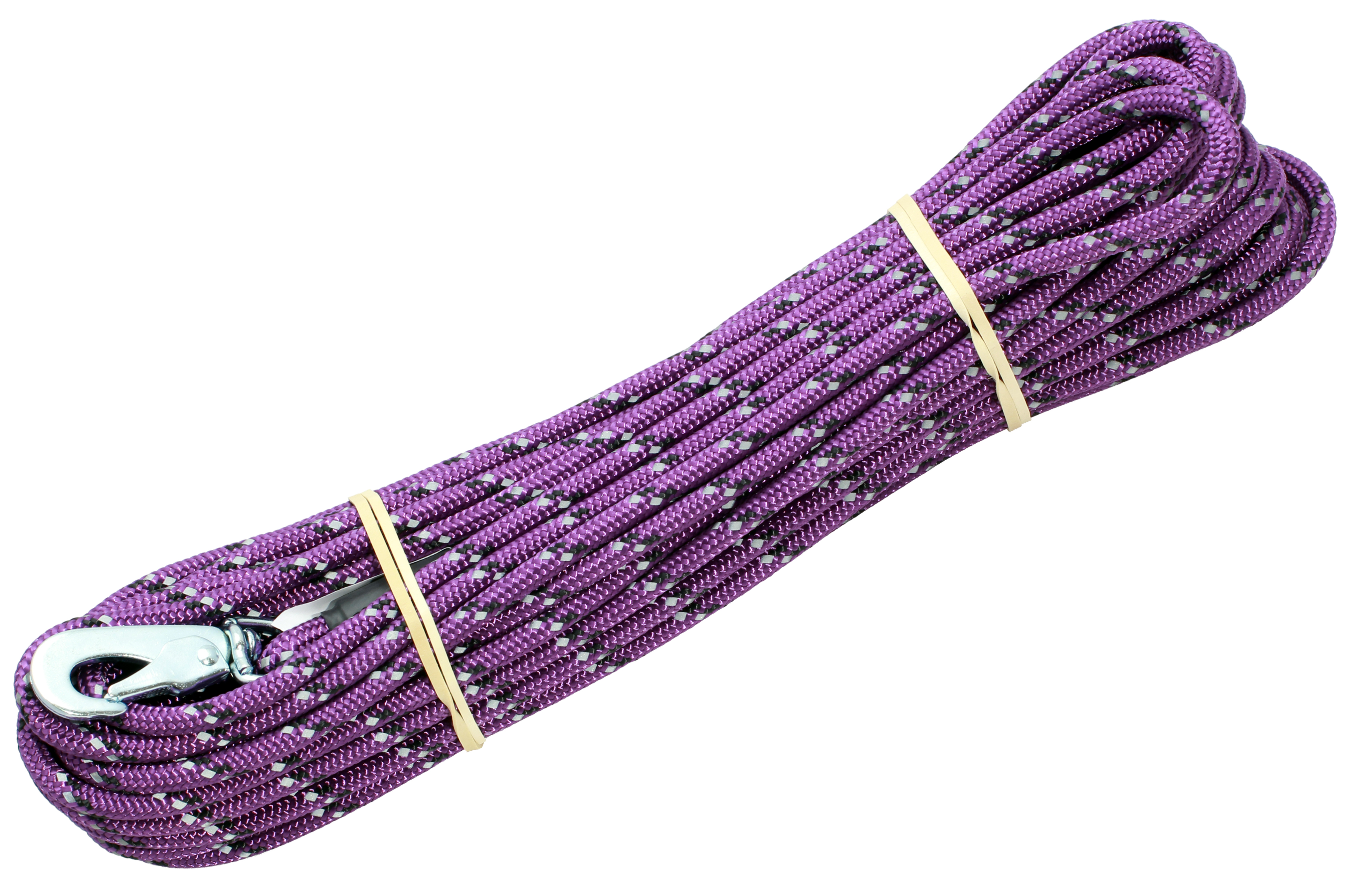 Alac Spårlina Nylon Reflex - 15m x  6mm, Rosa - 2