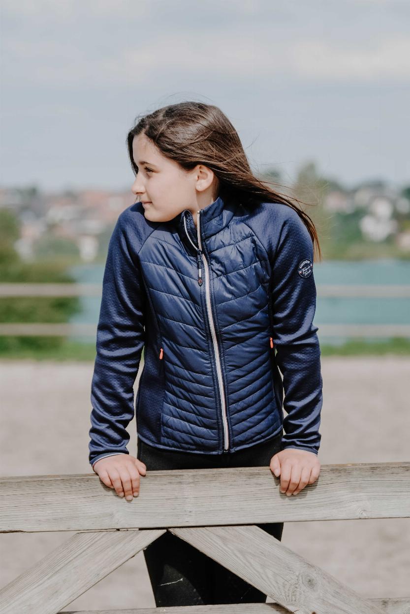 Equithème Kids Olivia Hybridjacka Navy