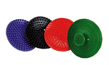 HIPPOTONIC Round Plastic Curry Comb Assorted Colours