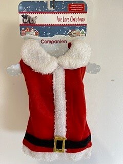 Companion Santa costume for dog - Red, 36 x 48 x 33