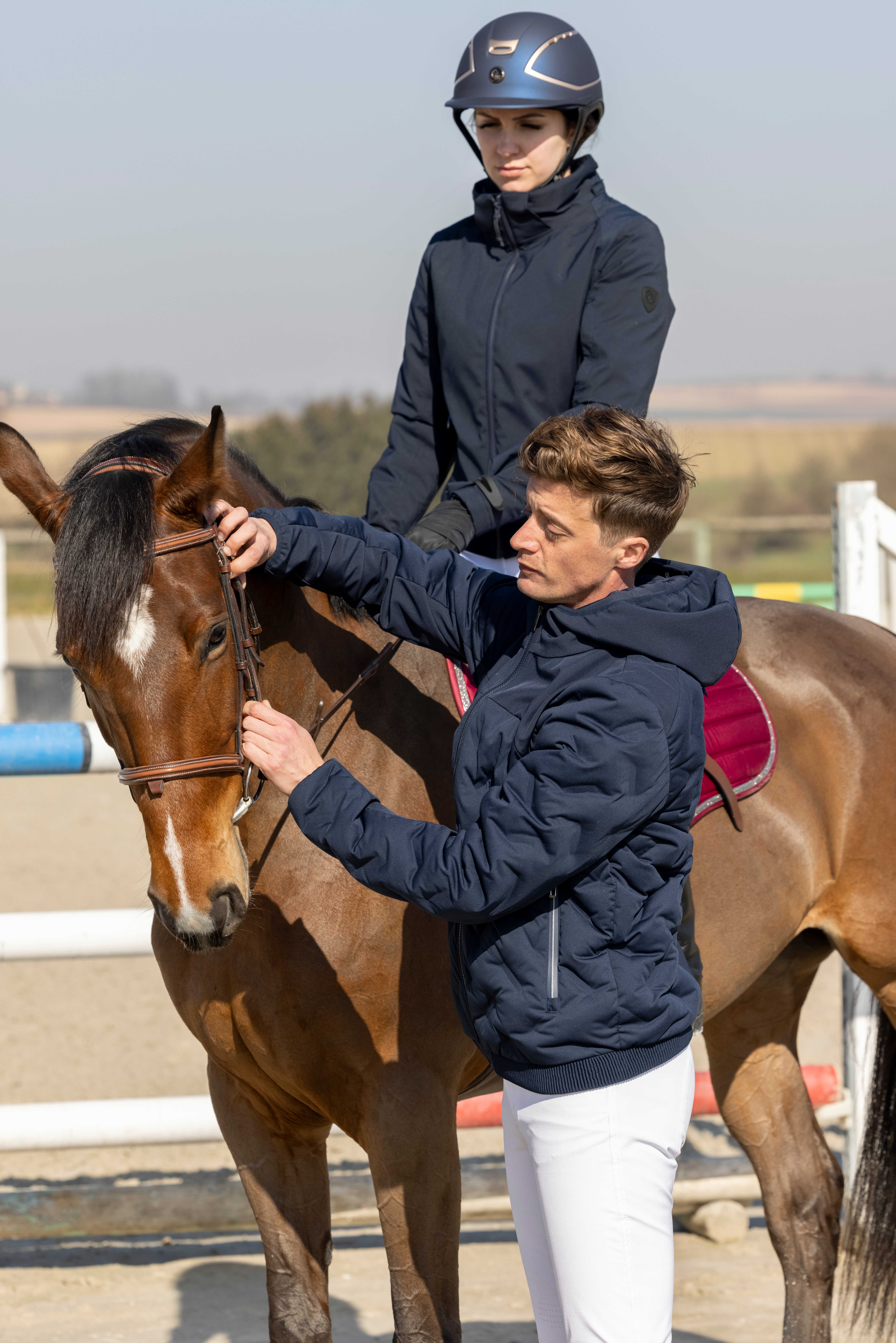 Pro Series Lined Riding Jacket Navy blue - 8