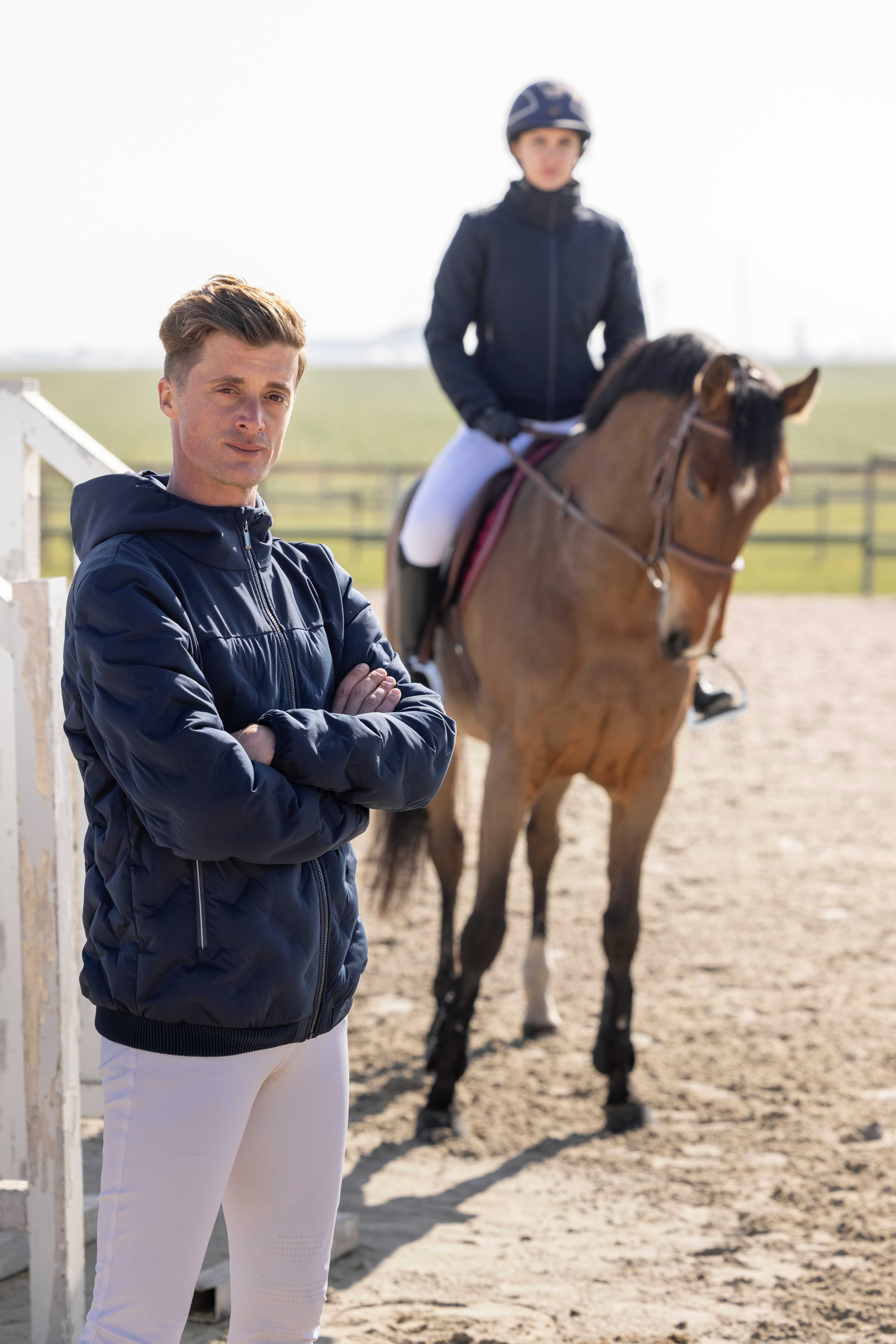 Pro Series Lined Riding Jacket Navy blue - 4
