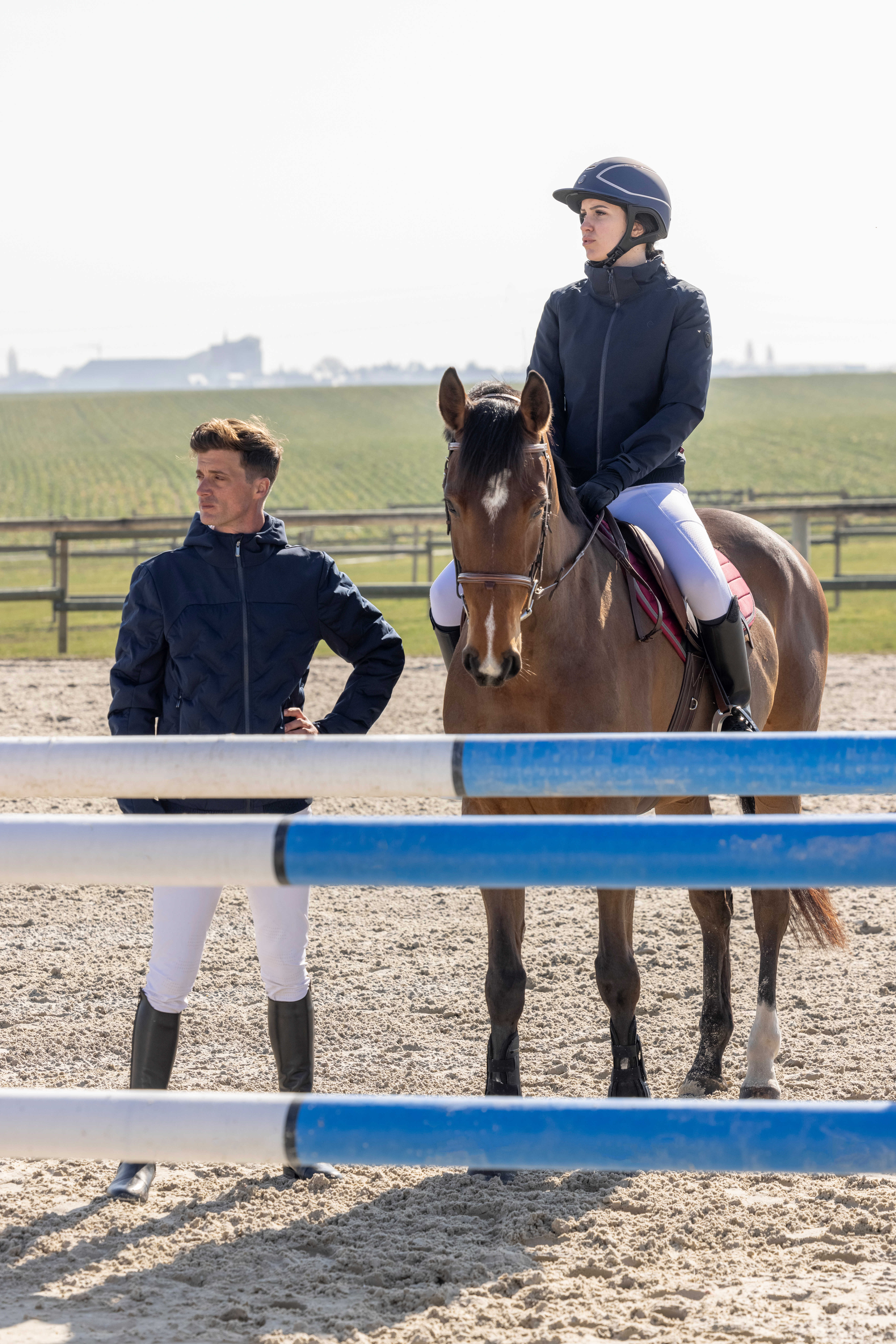 Pro Series Lined Riding Jacket Navy blue - 3