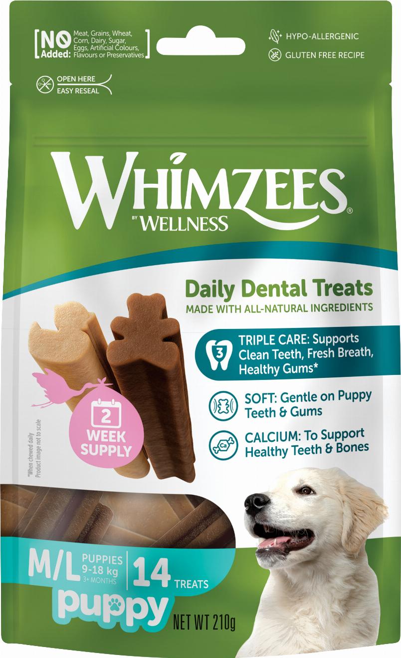 Whimzees Puppy Chew Dentaltugg M/L 210 g
