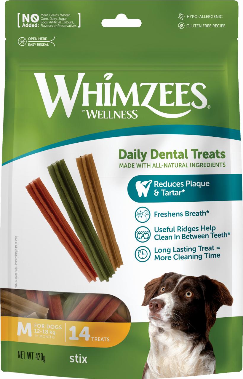 Whimzees Stix Dentalsticks M 420 g