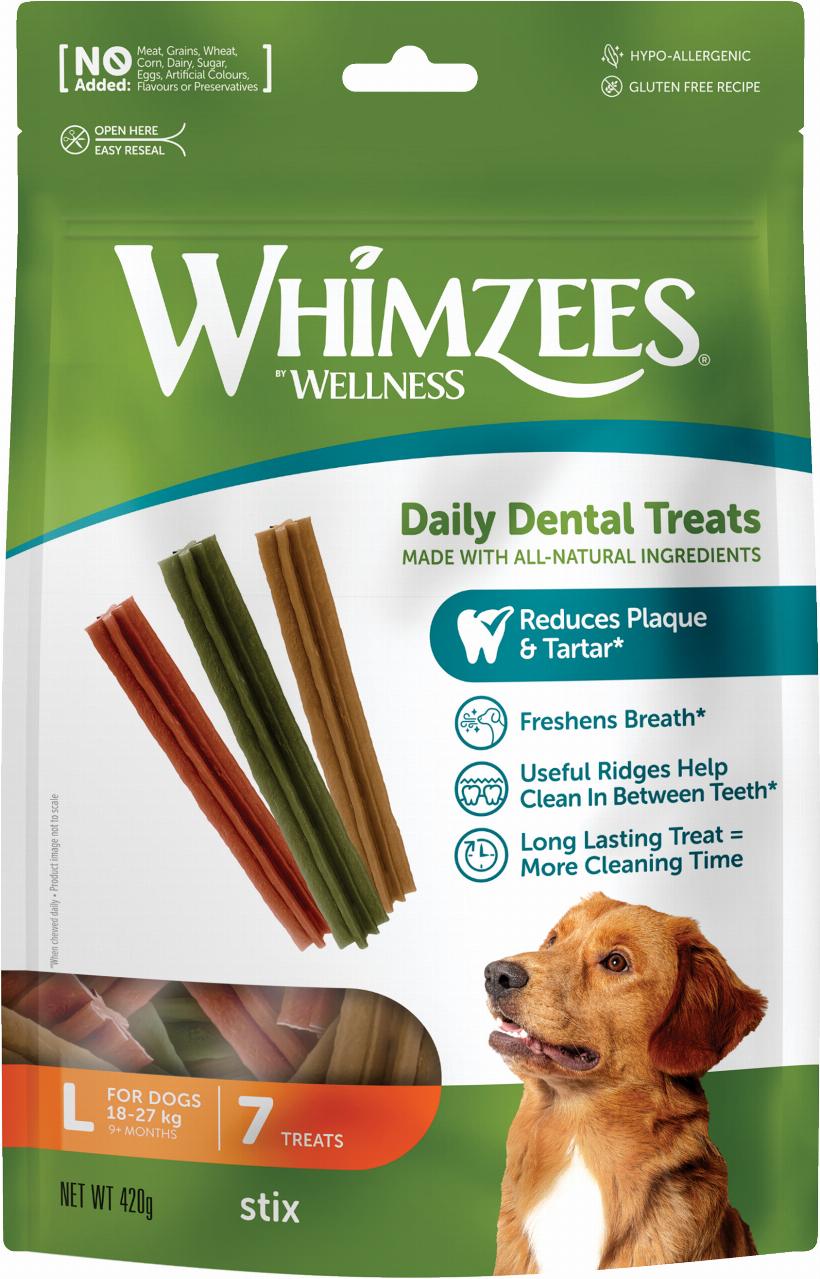 Whimzees Stix Dentalsticks L 420 g