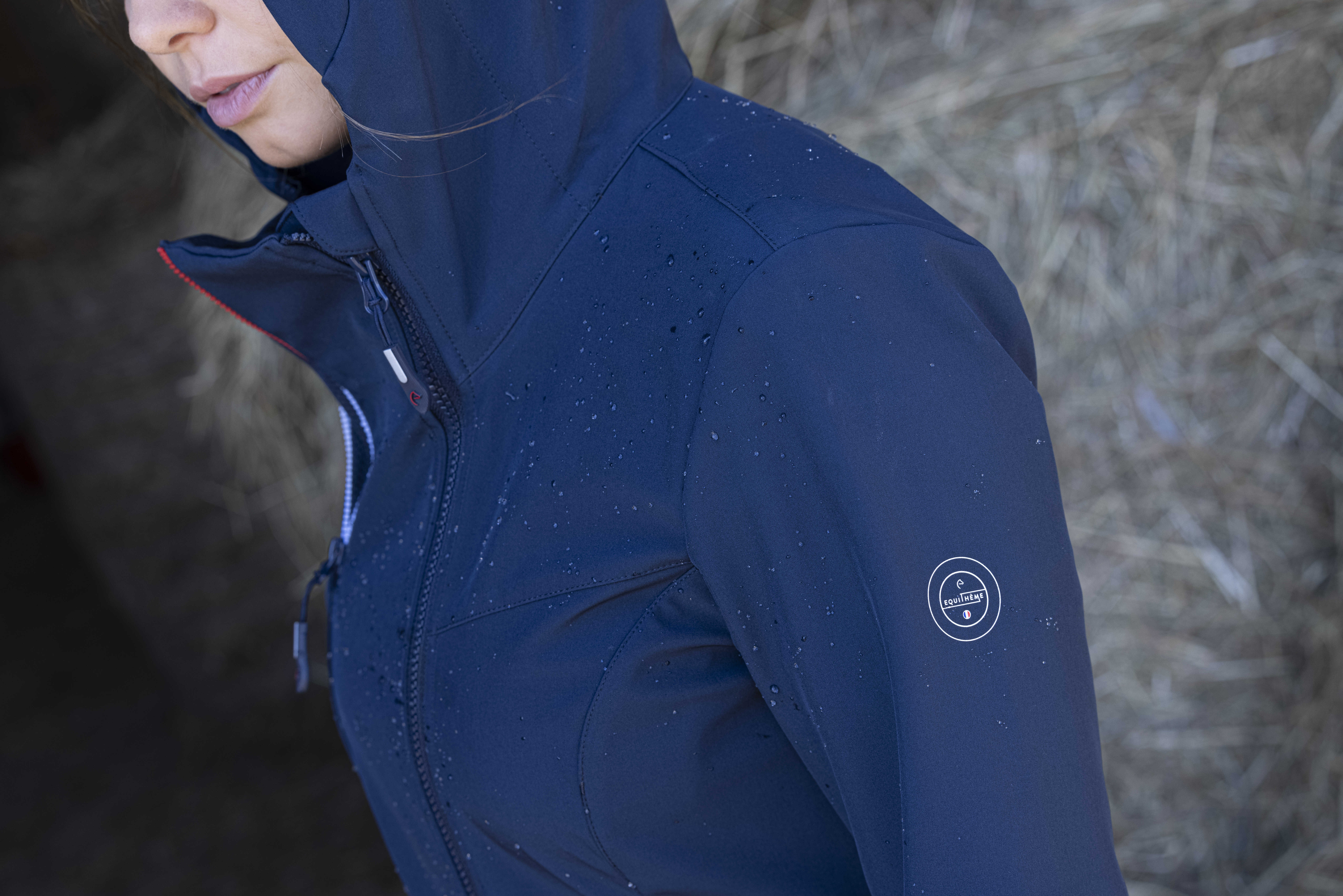 Equitheme Lila Softshelljacka Navy - 4