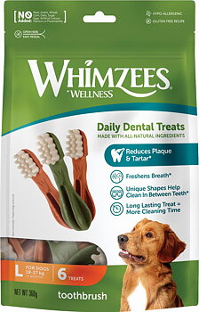 Whimzees Toothbrush Star Dental Chew L 360 g