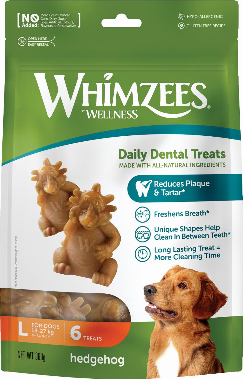 Whimzees Hedgehog Dentaltugg 360 g