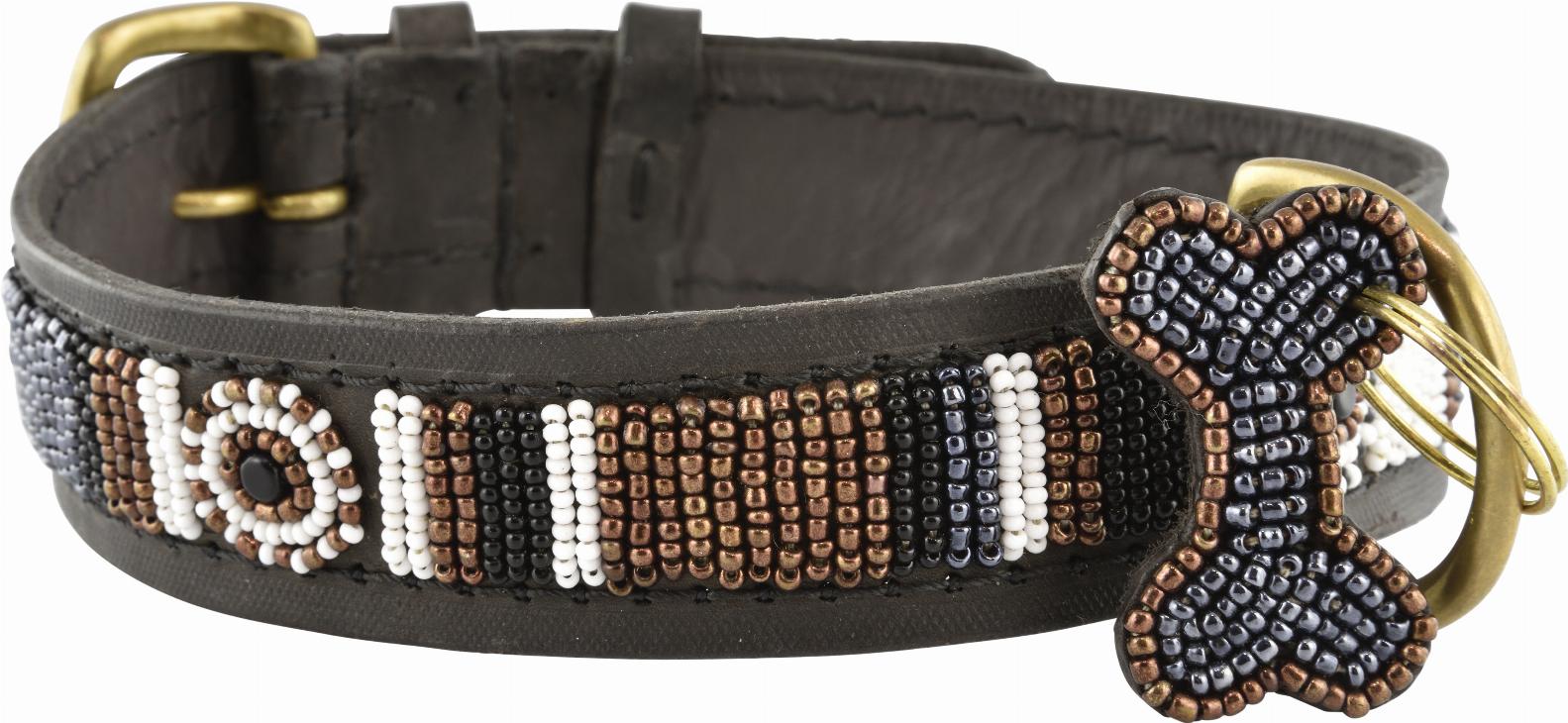 Kampuni Handgjort Hundhalsband Takaunga, L: 3,5 cm x 46-53 cm