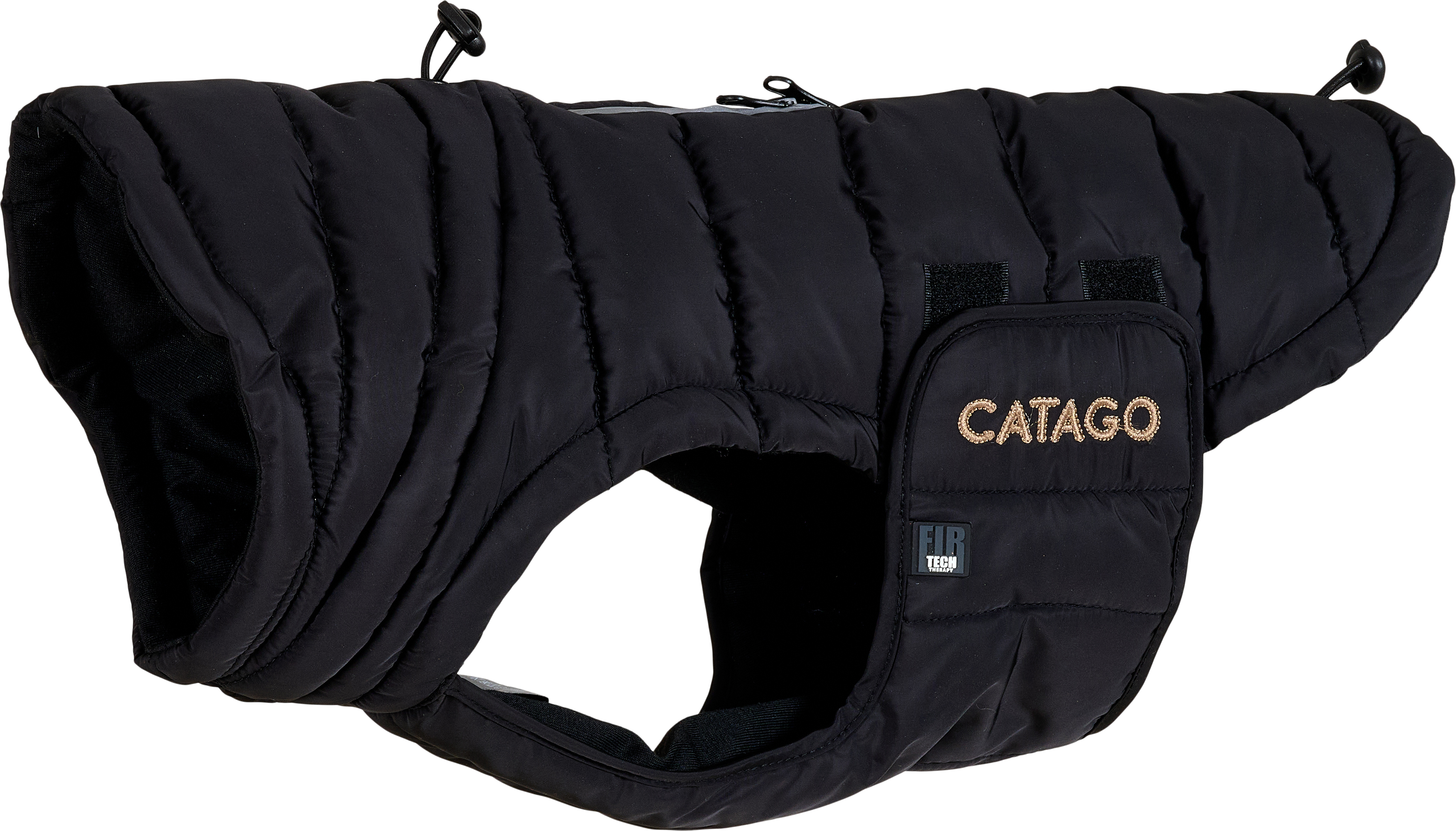 Catago FIR-Tech Puffer Hundtäcke Svart, 45 cm