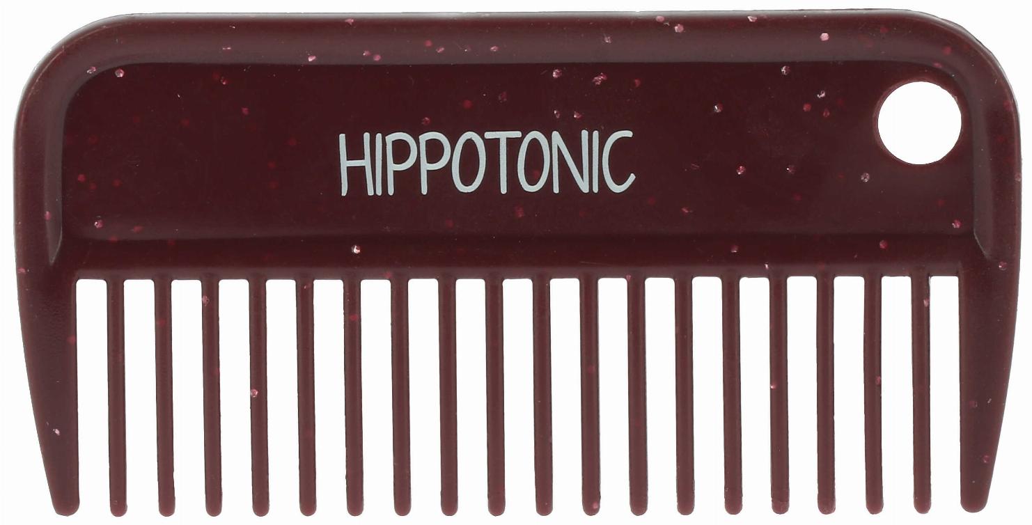 Hippotonic Glitter Mane Comb Burgundy
