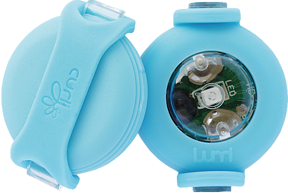 Curli Luumi LED Dog Lamp - 2-pack - Cyan