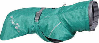 Hurtta Monsoon Coat II ECO Regntäcke - Peacock, 40XS