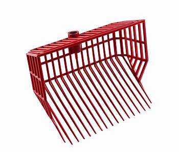 Hippotonic Fork Head with Edges Red