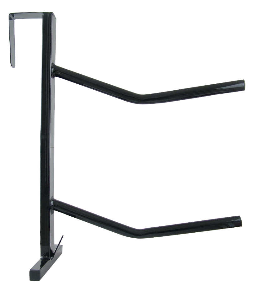 Hippotonic Portable Double Saddle Rack Black